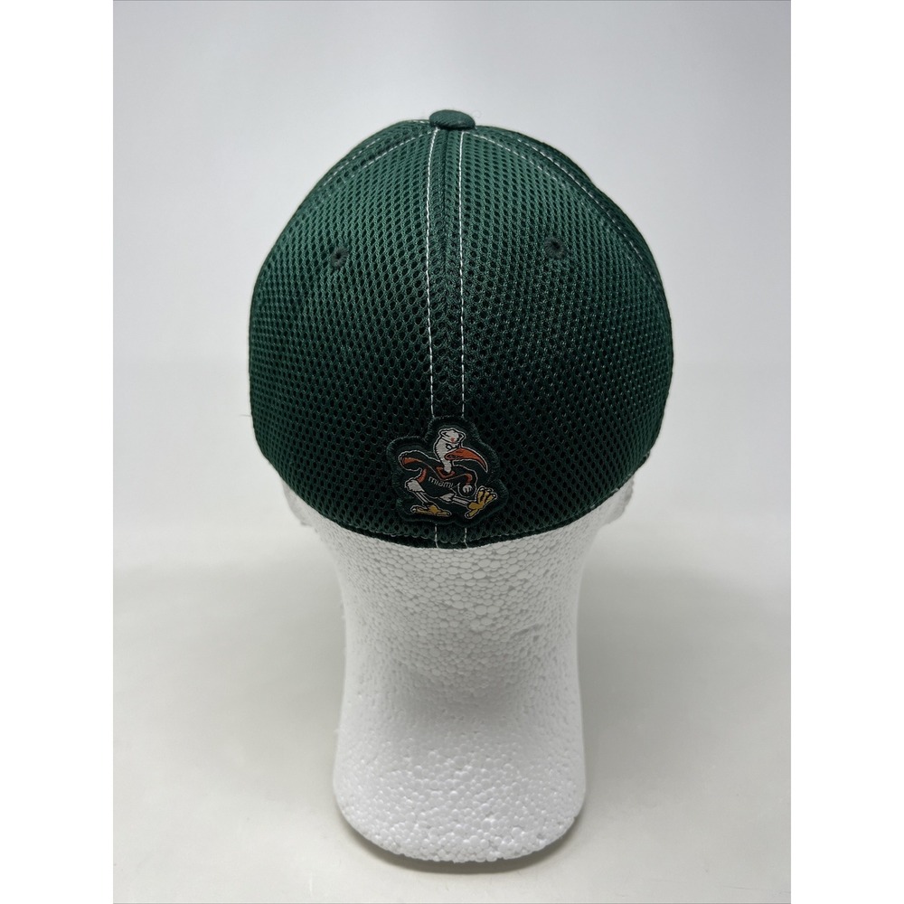 Miami Hurricanes Canes Cap Hat Top Of The World, Green One Size Fits All OSFA - Picture 4 of 8
